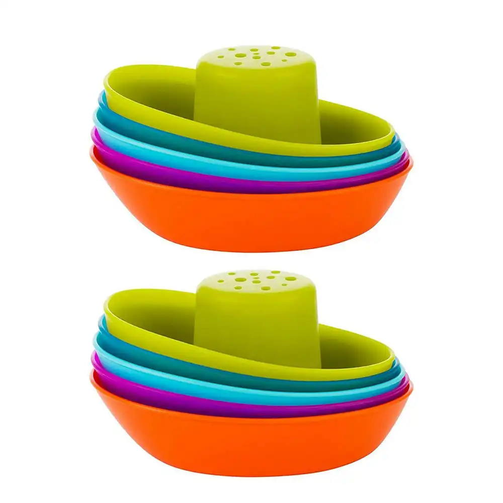 2PK Boon Fleet Stacking Boat/Ship Bath Time Toy/Play for Baby/Toddlers/Kids