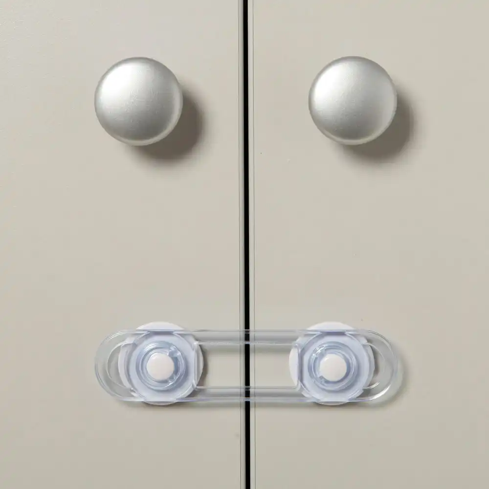 4pc dreambaby 12cm Baby Safety Mini Multi-Purpose Latches Cabinets/Cupboards WHT