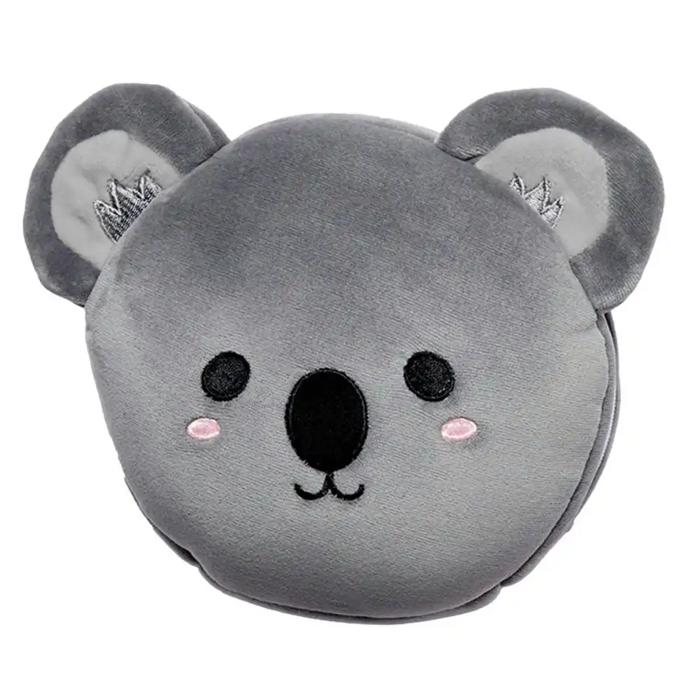 Relaxeazzz 15cm Koala Travel Pillow w/ Eye Mask 6y+ Kids/Adults Cushion Plush