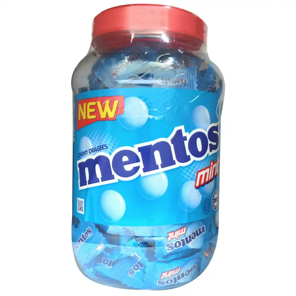 Mentos 540g Jumbo Mint Chewy Candy Party Treats Confectionery Candies Chews Jar