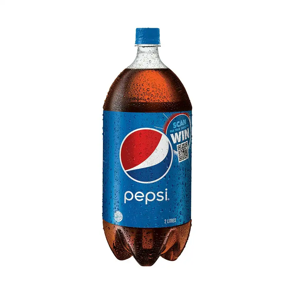 8pc Pepsi Cola Flavoured Soft Drink Sparkling/Carbonated Soda Bottles 2L