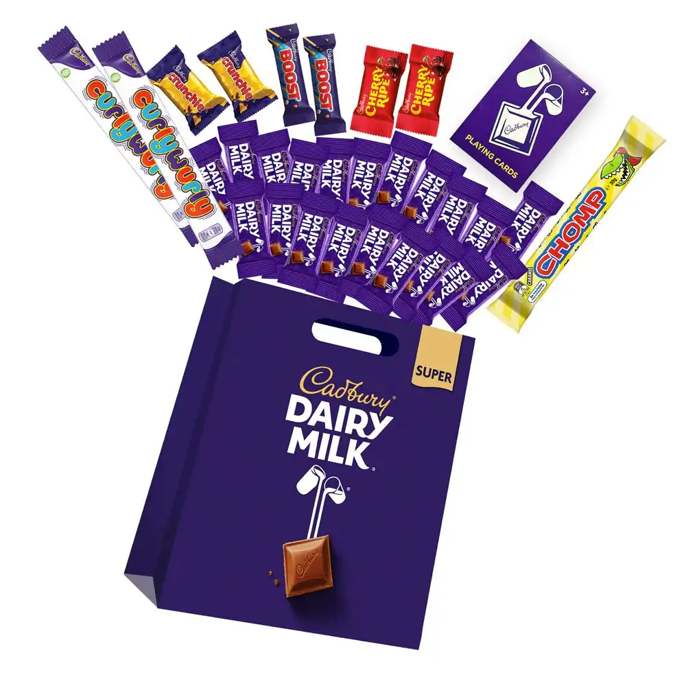 29pc Cadbury Dairy Milk Superbag Showbag Chocolate Confectionery Sweets Snacks