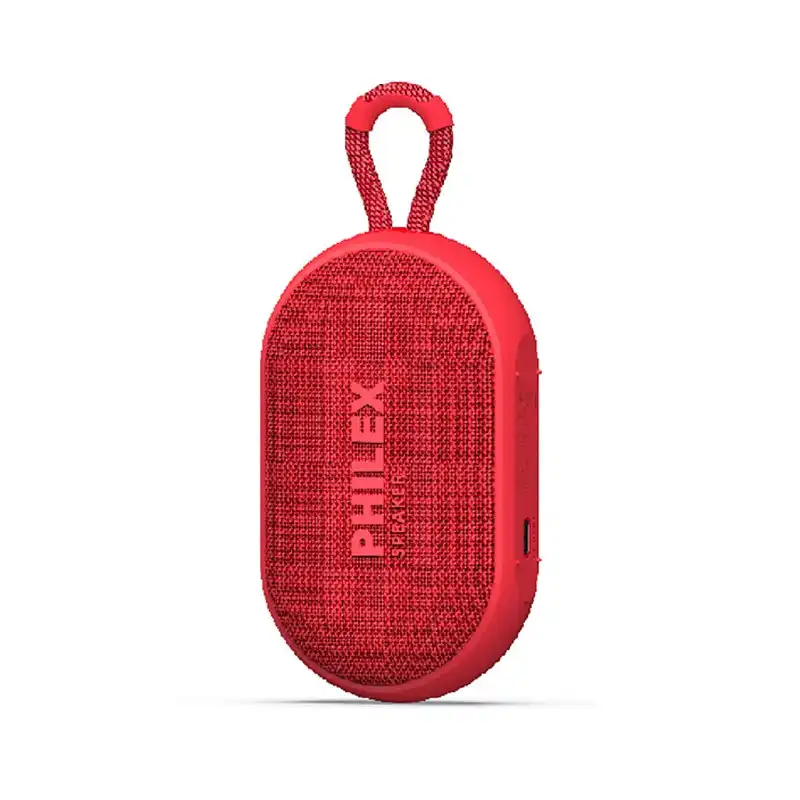 Philex Ultra Portable Wireless Bluetooth Speaker 1500mAh Waterproof Red