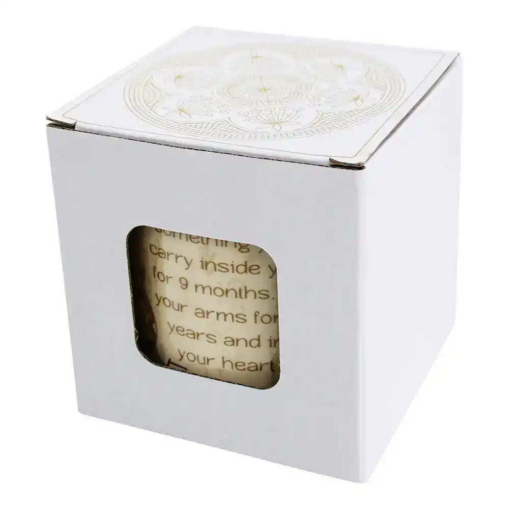 Ceramic/Wax 9.5cm Scented Tealight Candle Pregnancy Vanilla Home Fragrance Decor