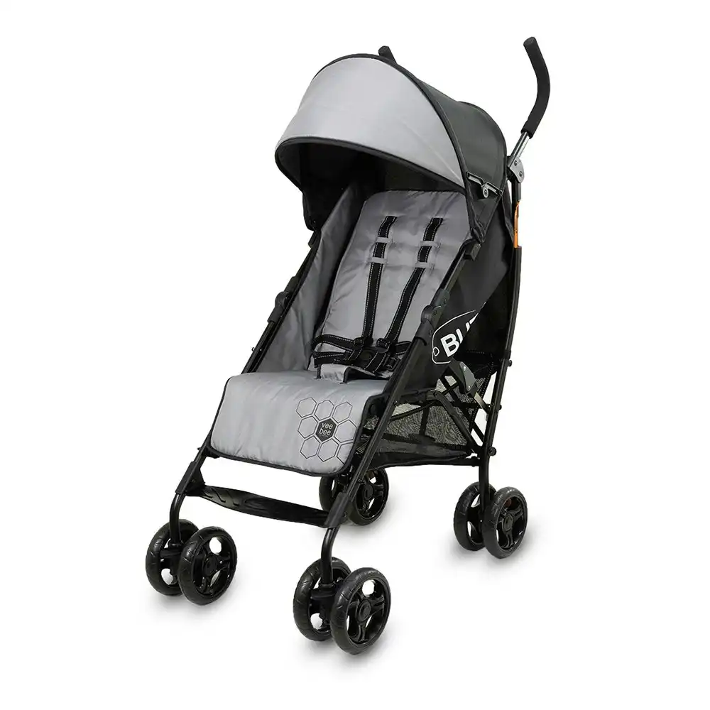 VeeBee Buz Toddler/Child 106cm Stroller Pram w/ Sun Cap/Cup Holder 0m+ Grey