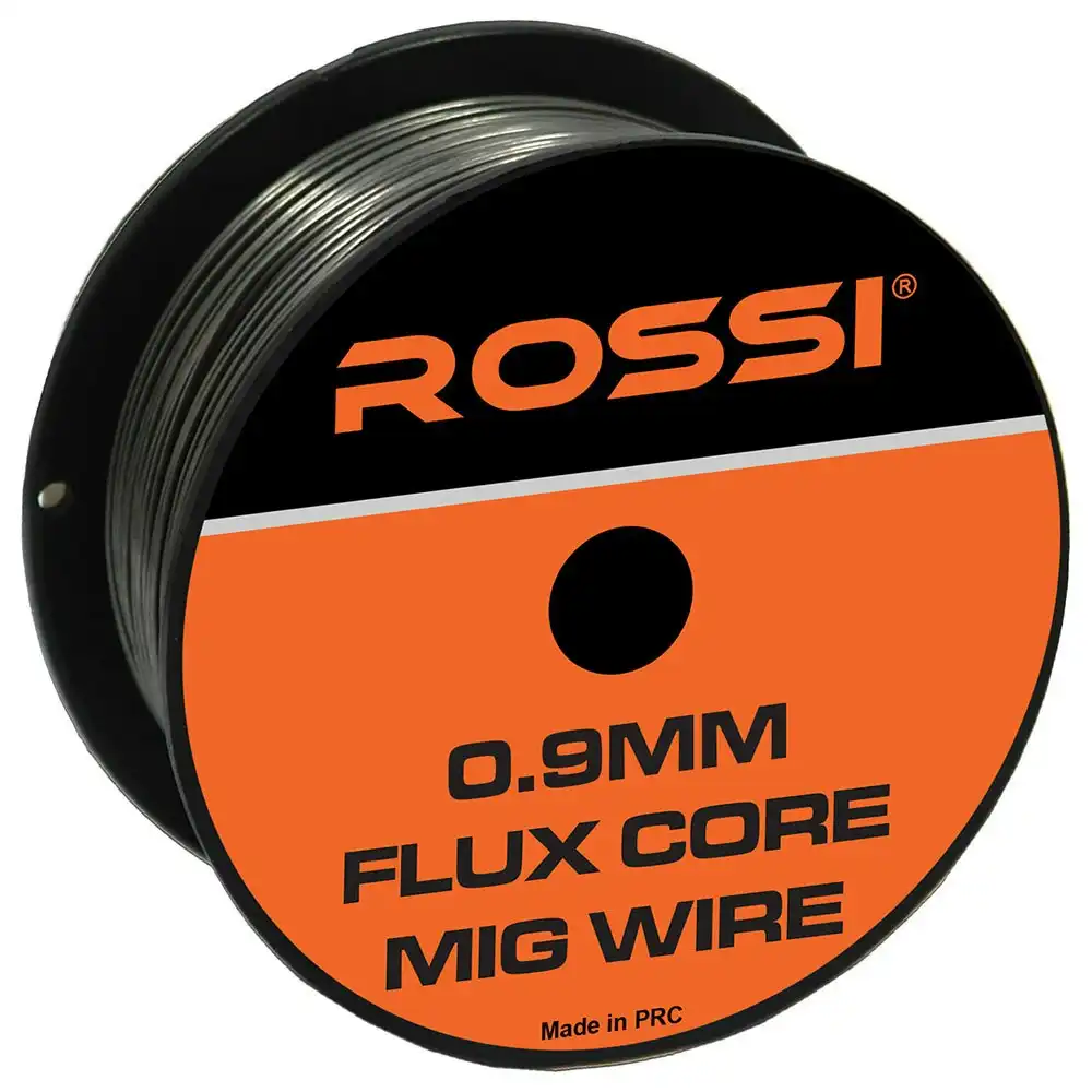 Rossi 0.9mm 1kg Flux Core Gasless MIG Welding Wire, Self-Shielded, Excellent for Outdoor Use