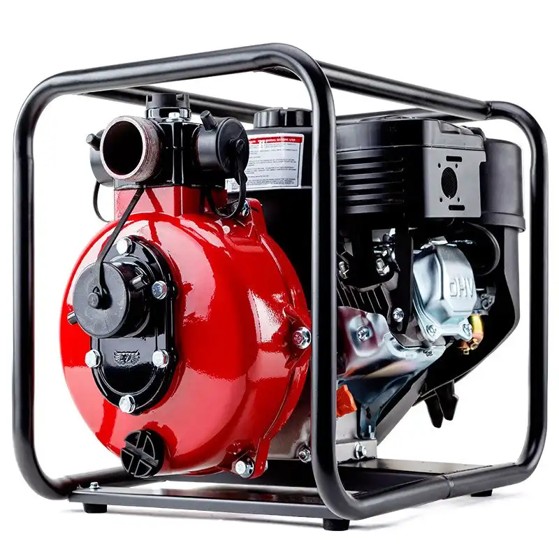 Warton 8HP 1.5 Inch & 2 Inch Petrol High Pressure Water Transfer Pump Irrigation Fire Fighting