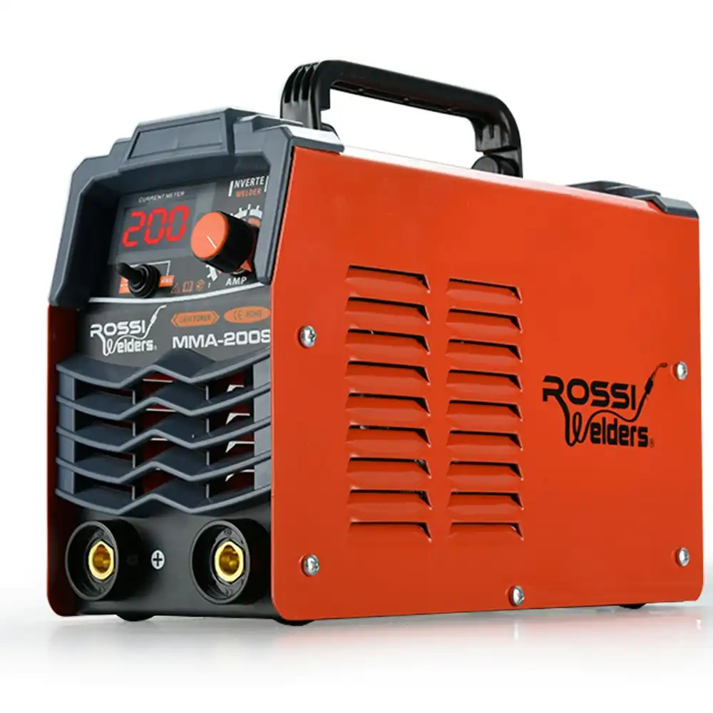 Rossi 200 Amp Inverter Welder Stick Portable Welding Machine MMA ARC DC 200A Gas