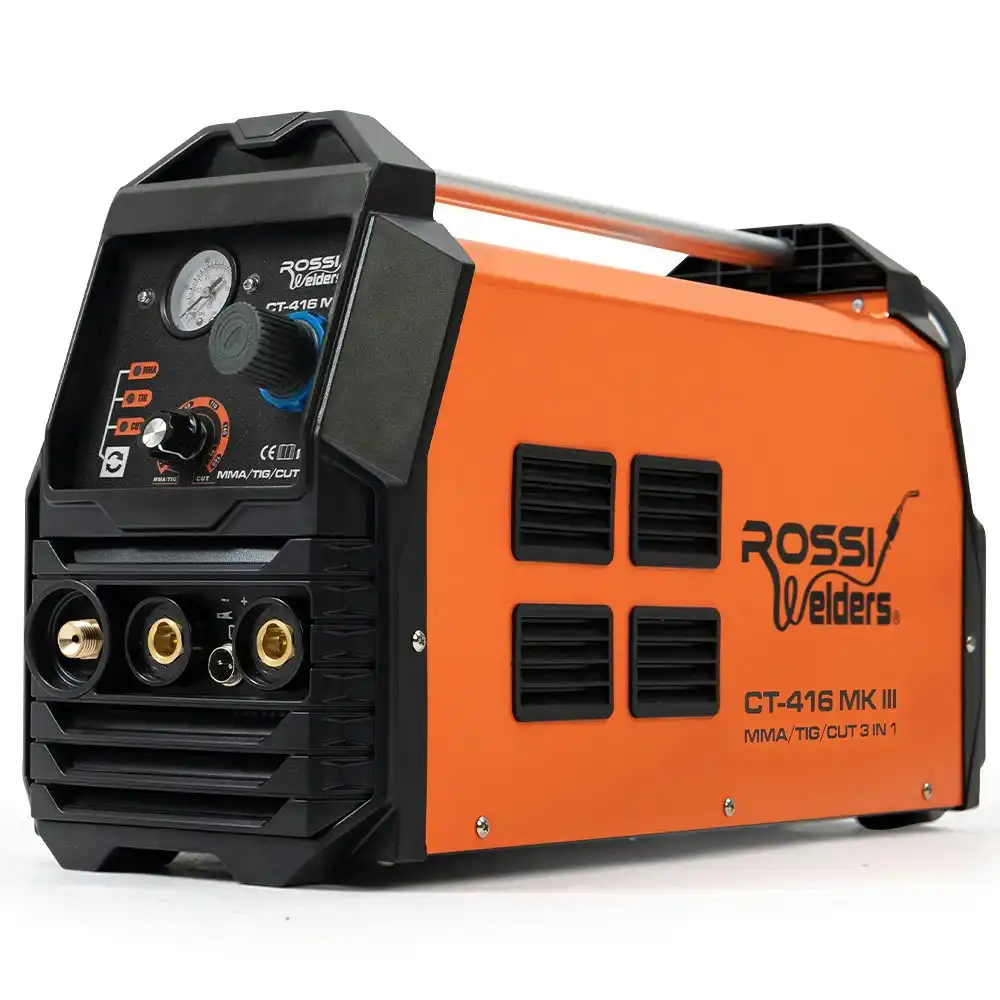 Rossi CT-416 Portable Inverter Welder and Plasma Cutter 3in1 Multi-function Cut/MMA/TIG Welding
