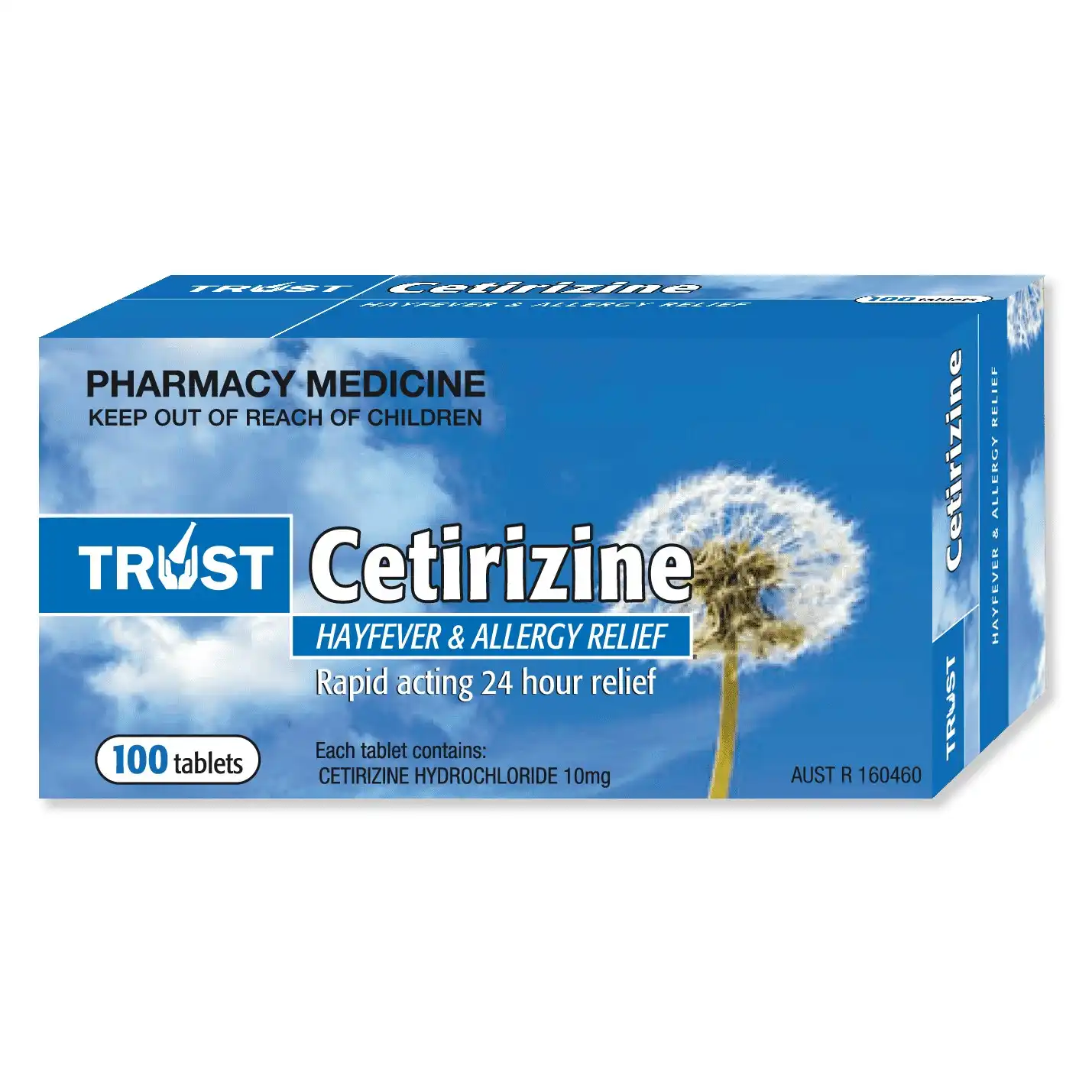 Trust Cetirizine 10mg 100 Tablets