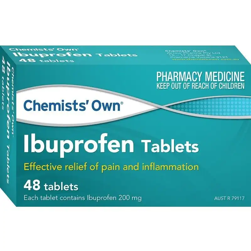 Chemists' Own Ibuprofen 48 Tabs (Generic of NUROFEN)