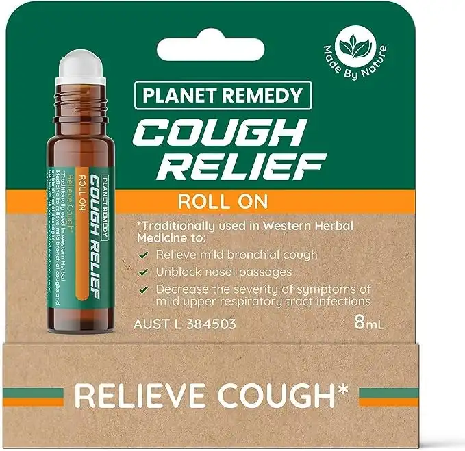 Planet Remedy Cough Relief Roll On 8ml