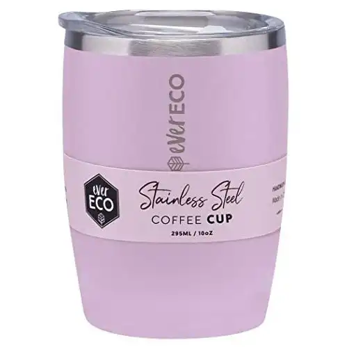 Ever Eco Insulated Coffee Cup Byron Bay - Lilac 295ml