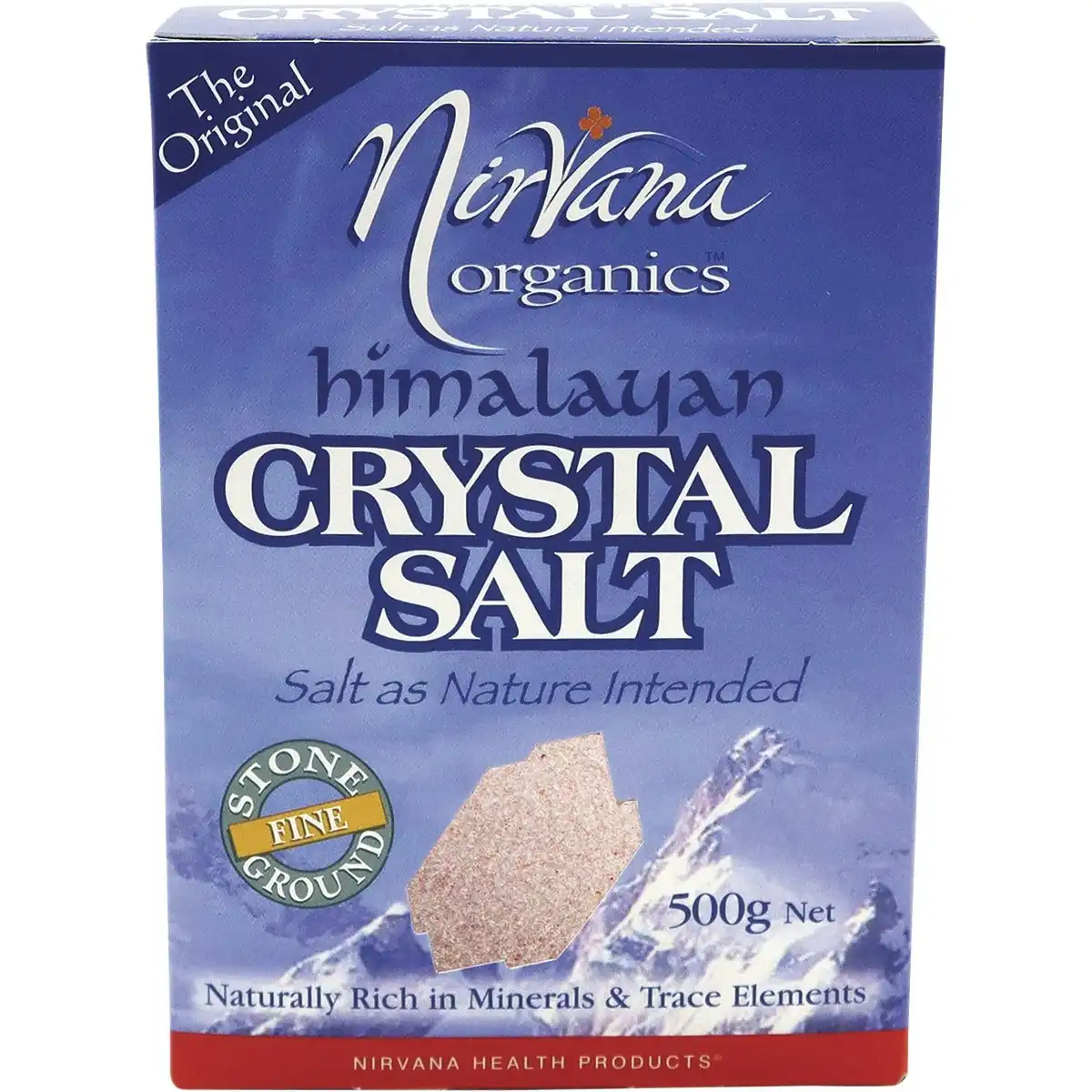 Nirvana Organics Himalayan Crystal Salt Fine 500g