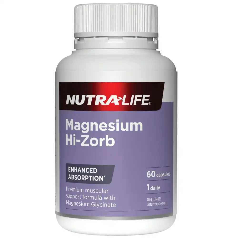 Nutra Life Magnesium Hi Zorb 60 Capsules