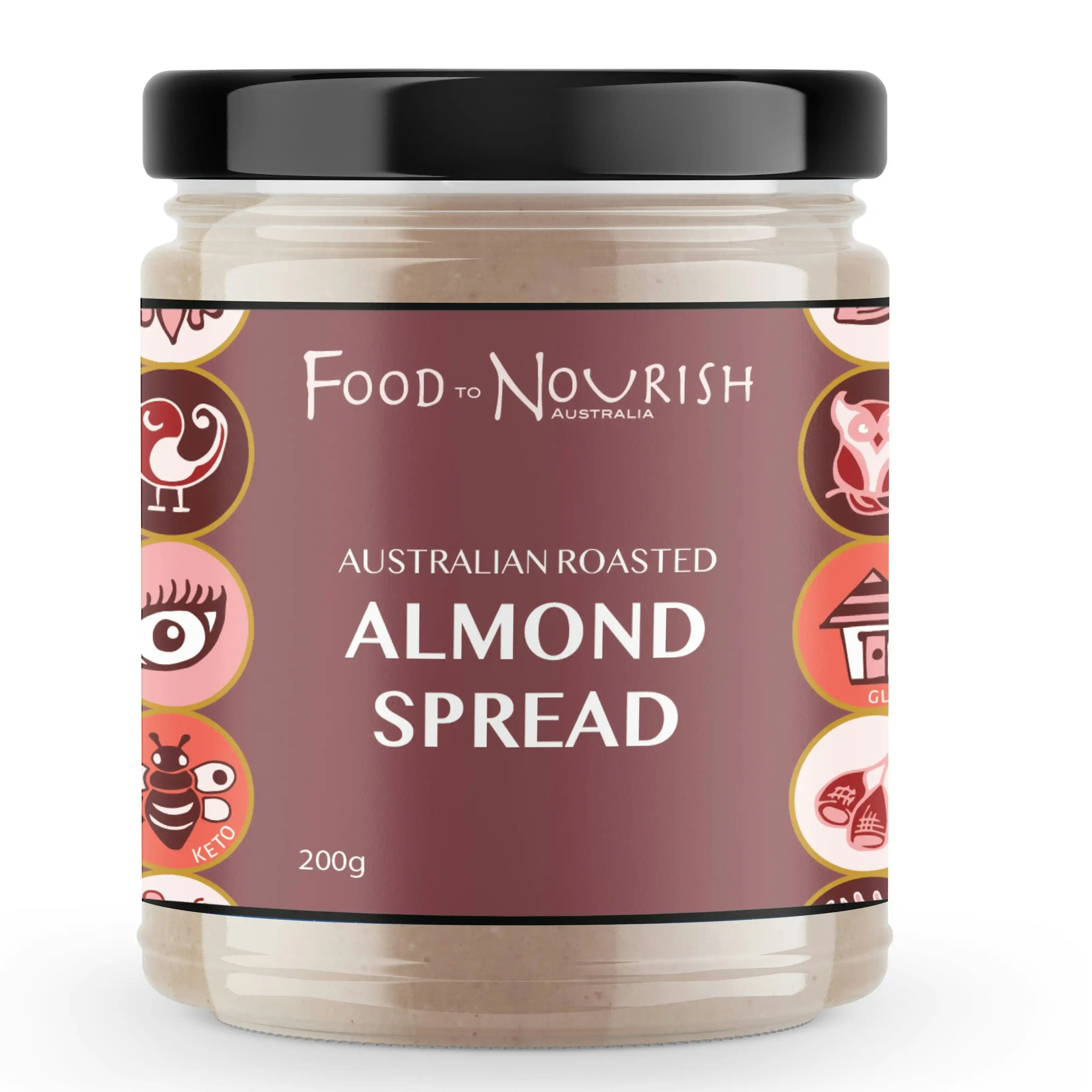Food to Nourish Roasted Almond Spread 200g
