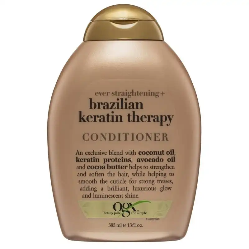 OGX Brazillian Keratin Therapy Ever Straight Conditioner 385mL