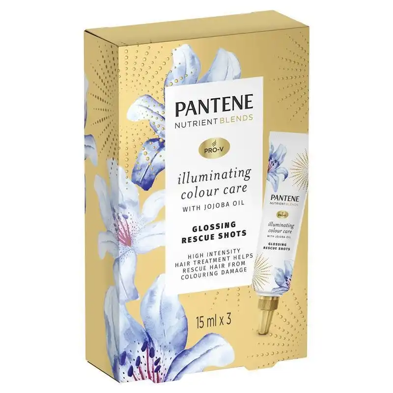 Pantene Pro V Nutrient Blends Illuminating Colour Care Treatment 45ml (15ml x 3)