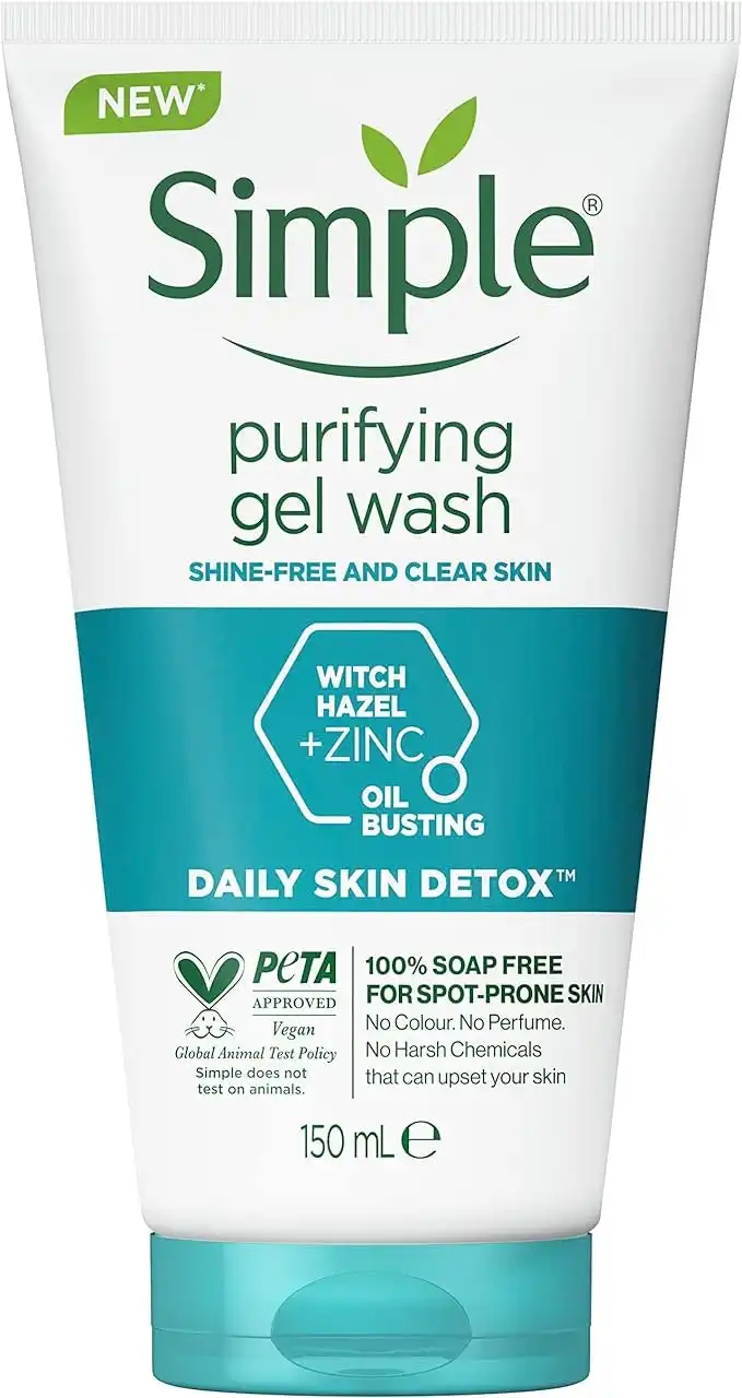 Simple Daily Skin Detox Purifying Facial Wash 150ML