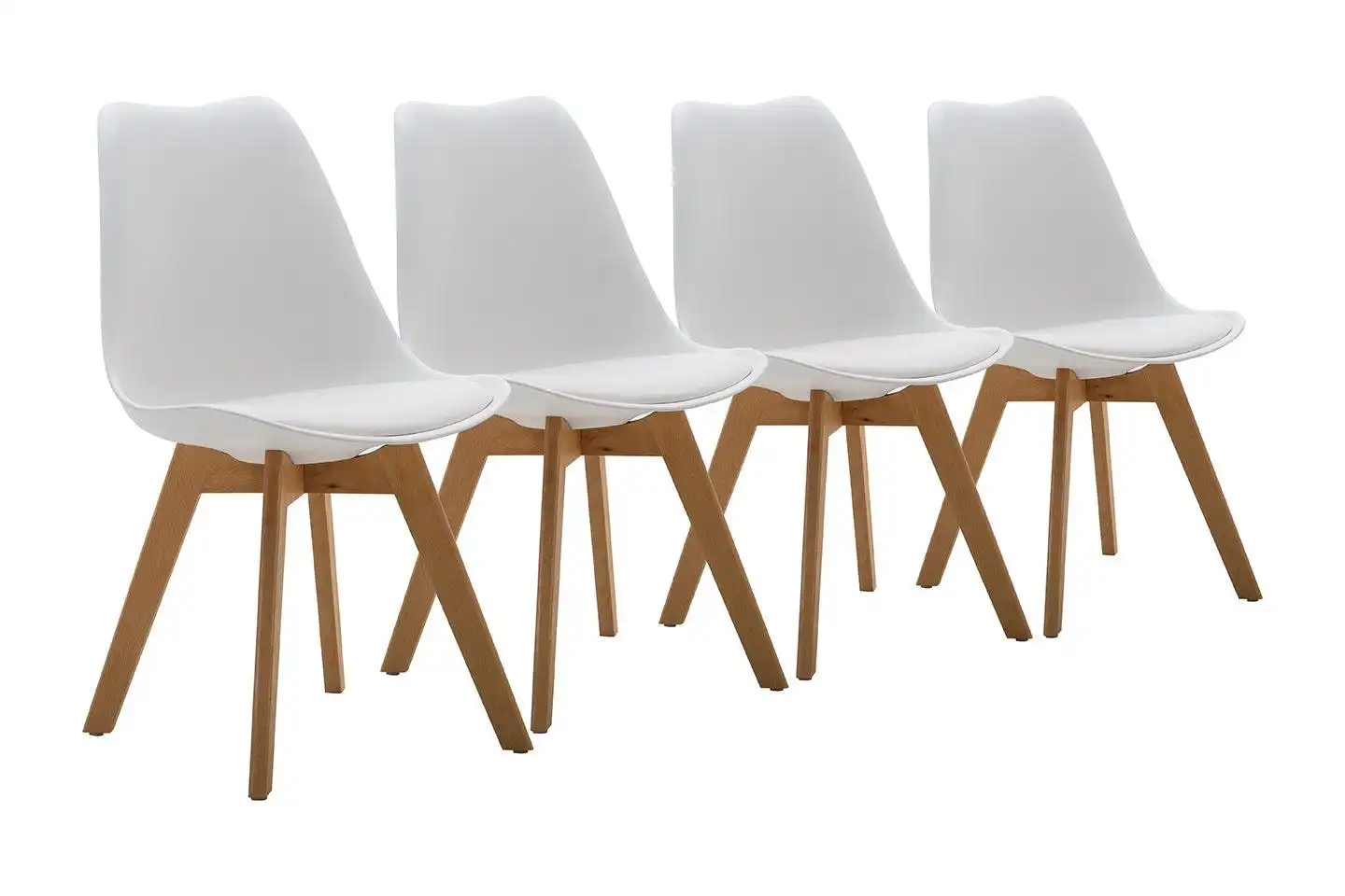 Chotto - Ando Dining Chairs - White x 4