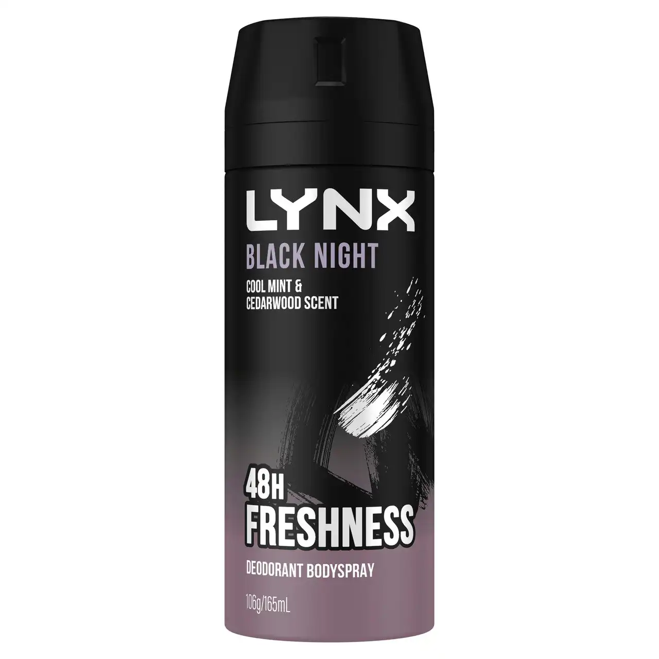 Lynx Deodorant Body Spray Black Night 165 ml