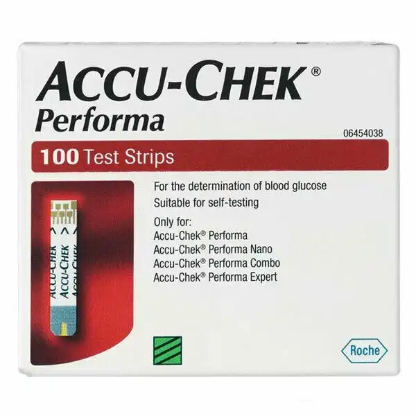 Accuchek Performa 100 Blood Glucose Test Strips
