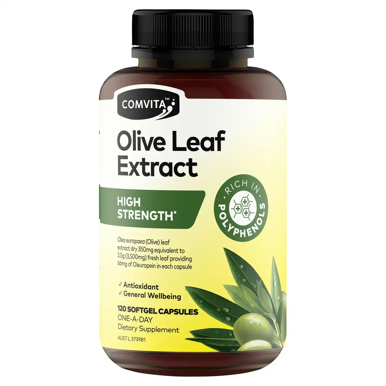 Comvita Olive Leaf Extract High Strength Capsules 120 softgels