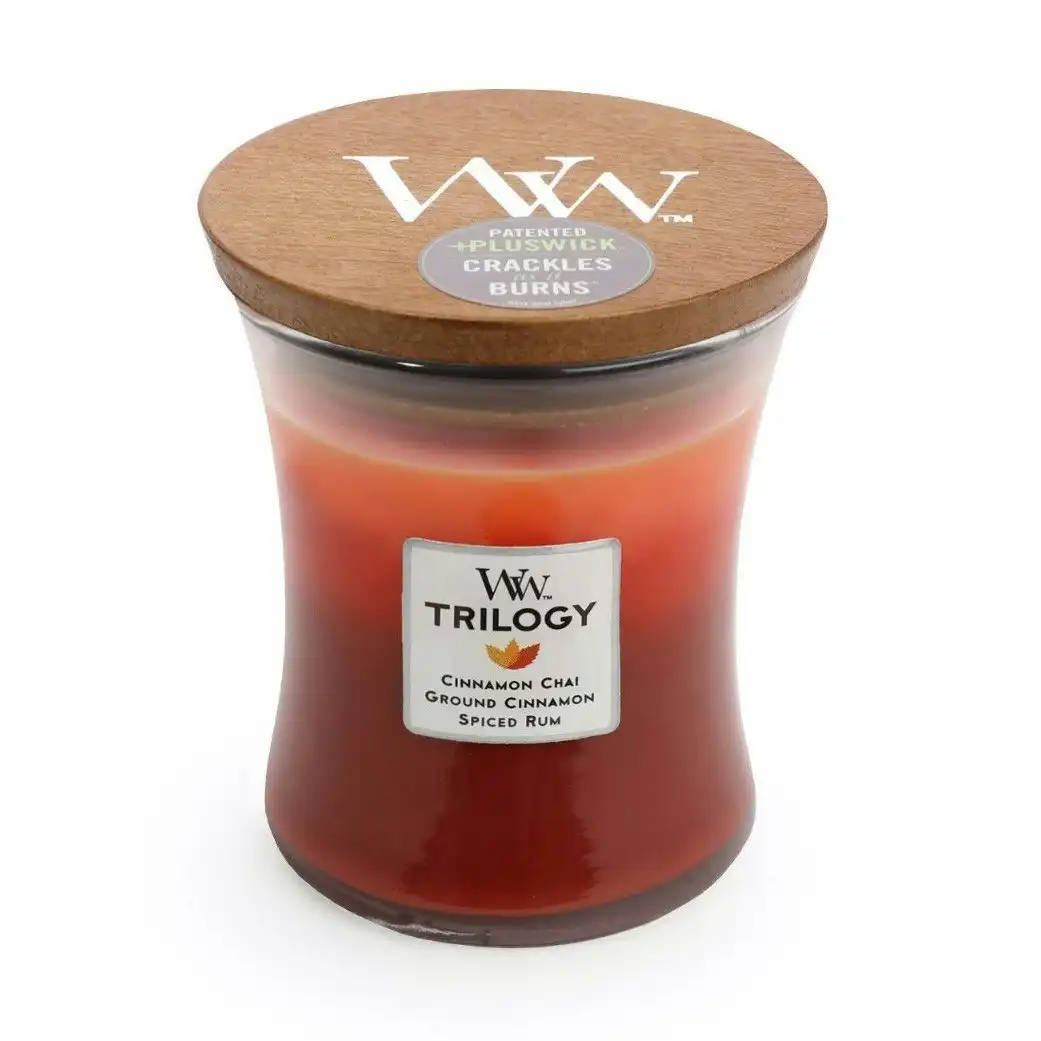 WoodWick Medium Exotic Spices Trilogy Scented Candle