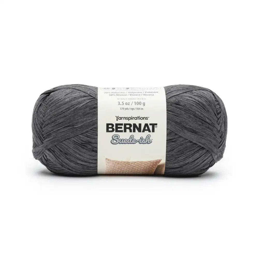 Bernat Sued-Ish Crochet & Knitting Yarn - 100g Polyester Viscose Yarn