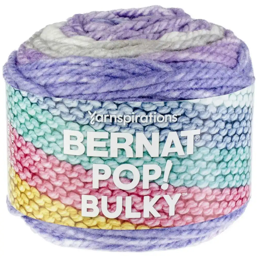 Bernat Pop Bulky Crochet & Knitting Yarn - 280g Acrylic Yarn