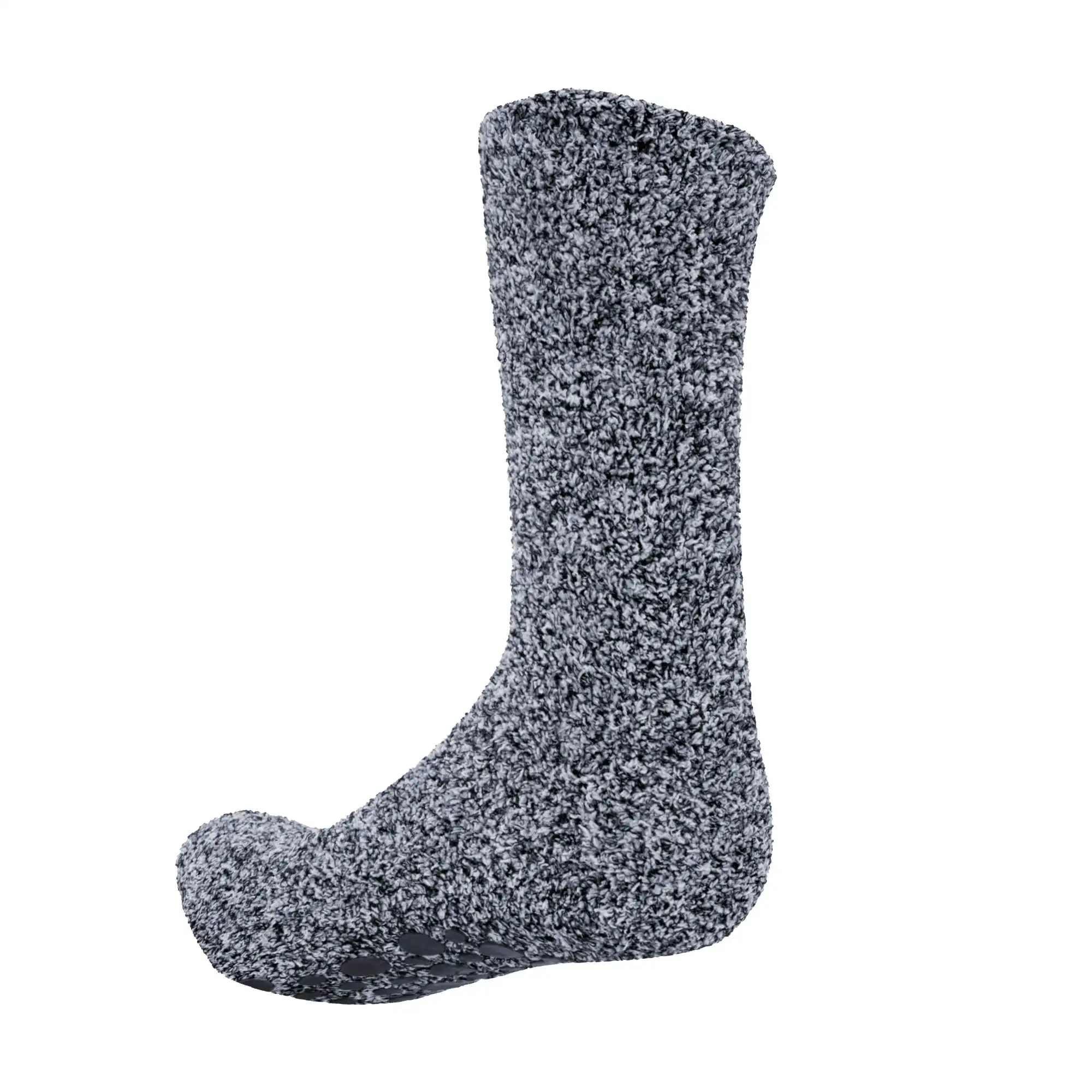 Floso Mens Warm Slipper Socks With Rubber Non Slip Grip