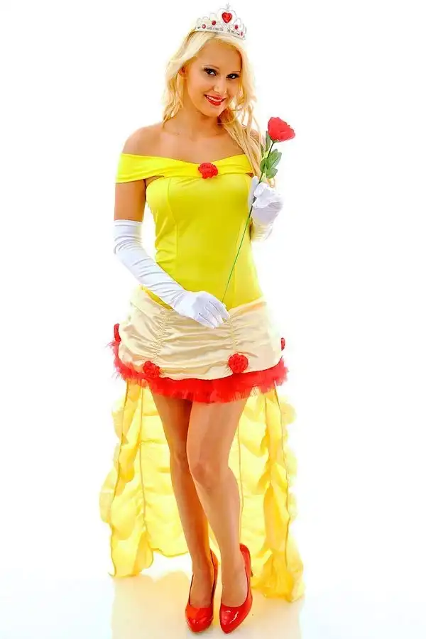 Princess Belle Deluxe Womens Costume