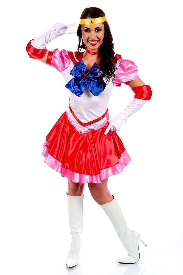 Deluxe Sailor Mars Womens Costume