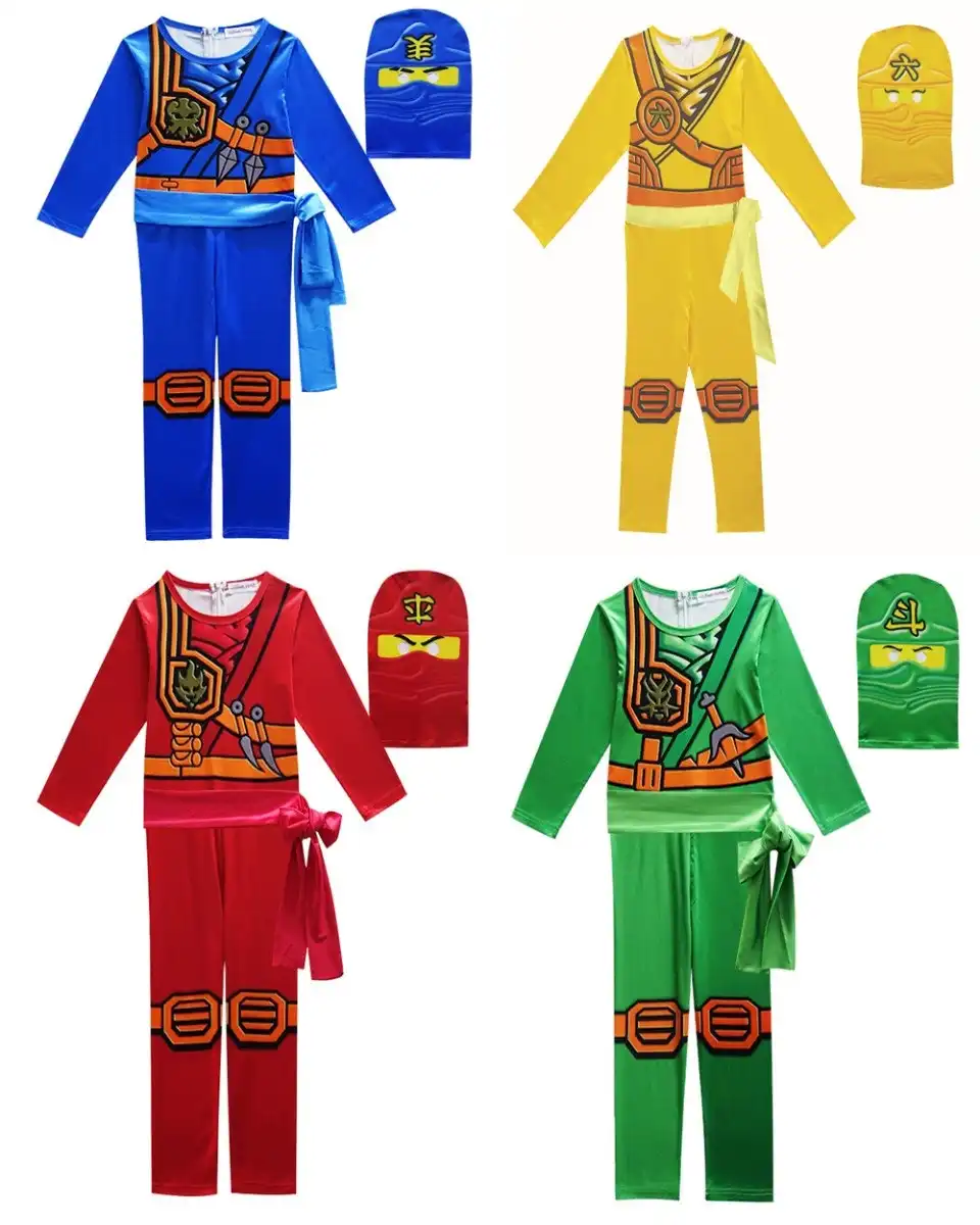 Ninja Warrior Superhero Boys Costume