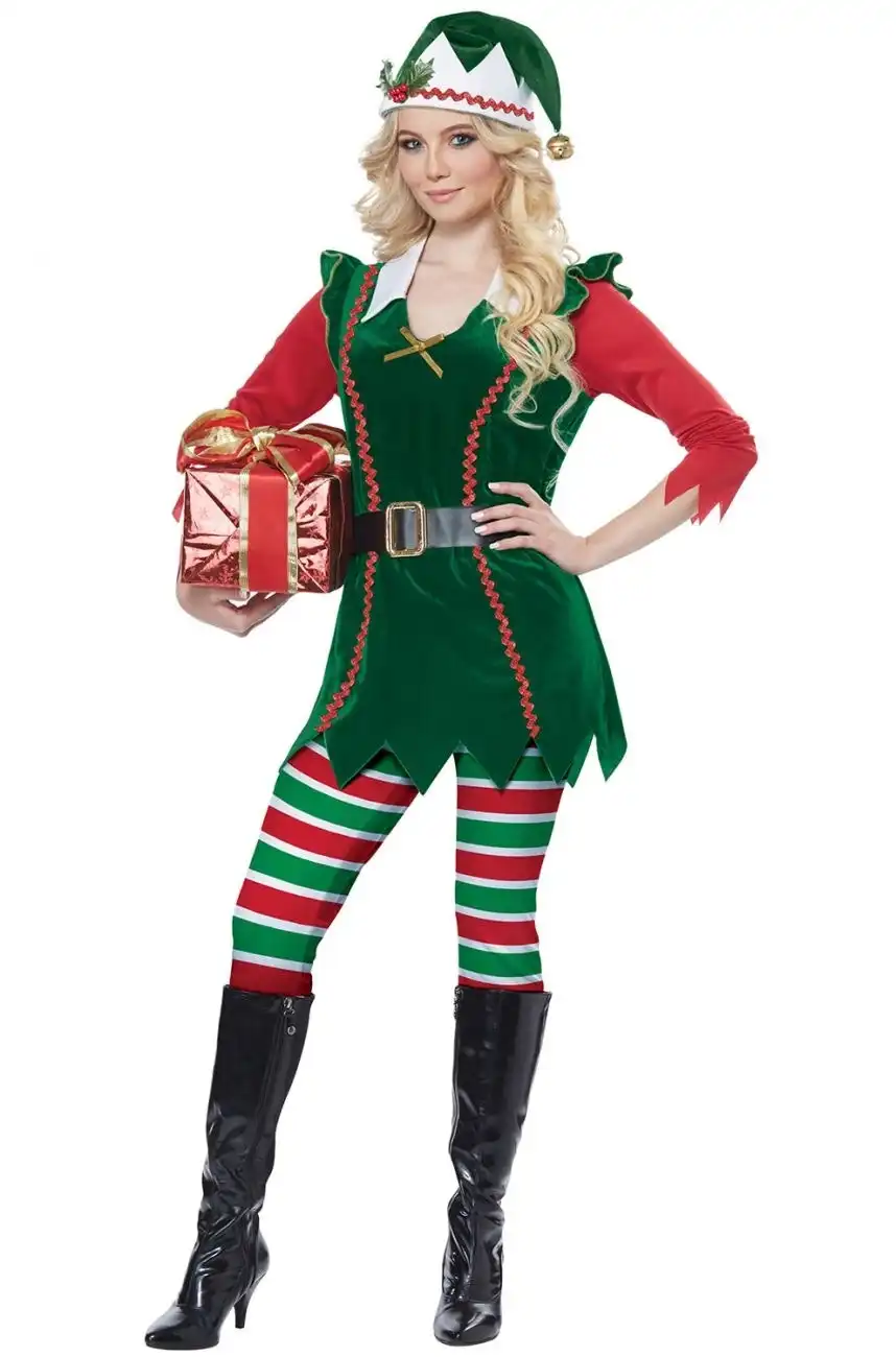 Festive Elf Womens Costume