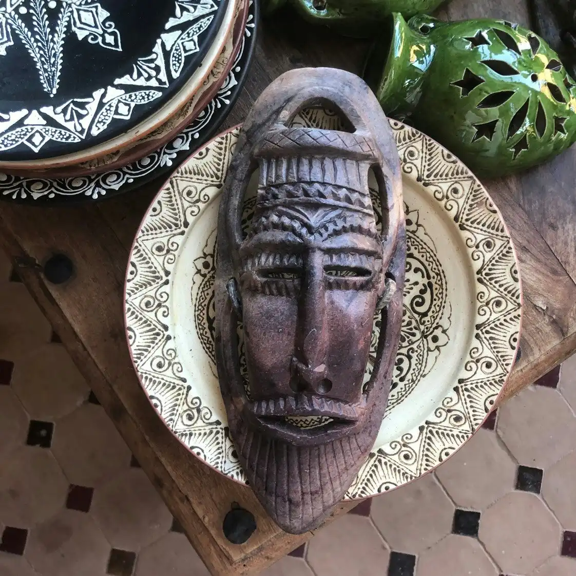 Zohi Interiors Sahara Alabaster Mask