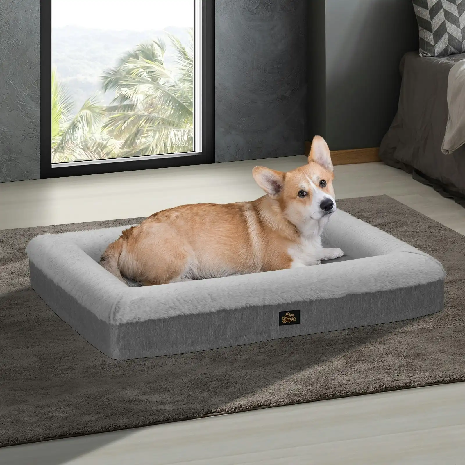 Alopet Orthopedic Dog Sofa Pet Beds Pet Mat Cat Calming Mattress Washable Removable Medium