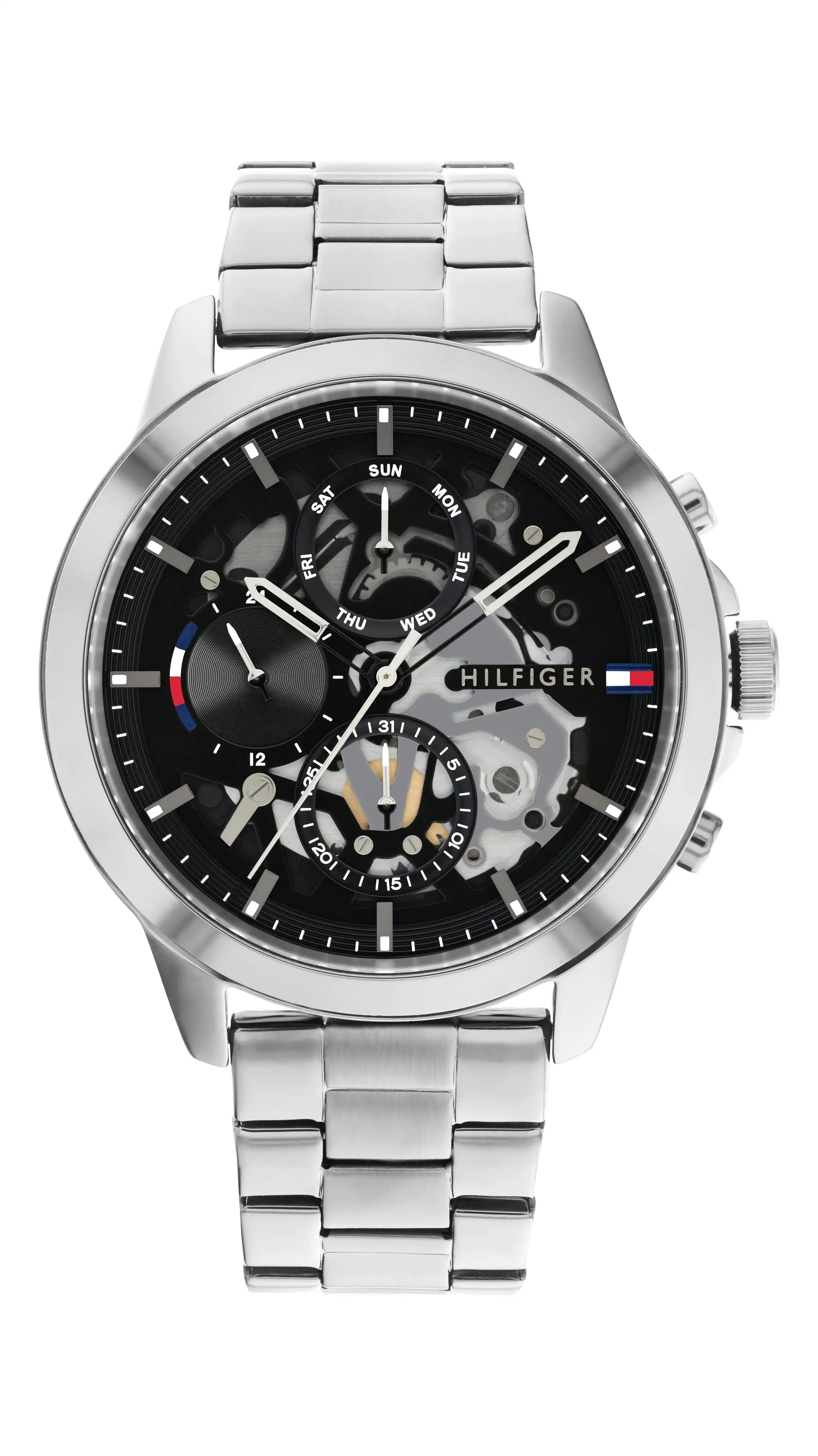 Tommy Hilfiger Henry Black and Silver Men's Watch 1710477