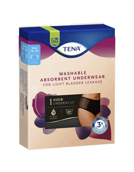 TENA Washable Absorbent Underwear Classic Size 18-20