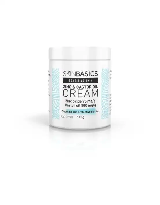 Skin Basics Zinc & Castor Oil Cream 100g