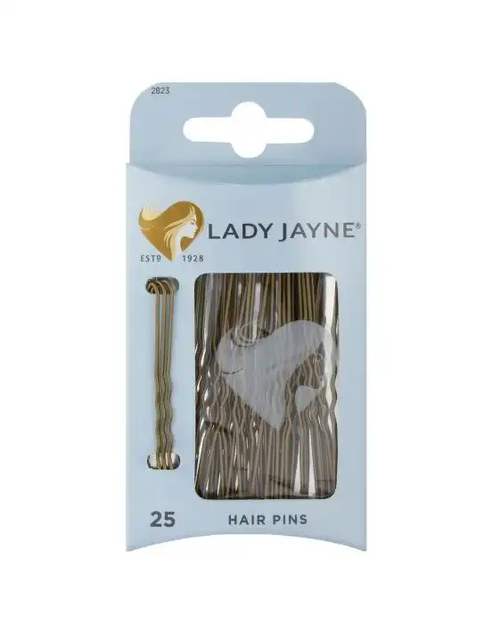 Lady Jayne Brown Hair Pins 25 Pack