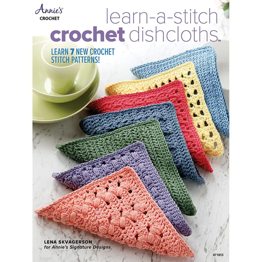 Learn-A-Stitch Crochet Dishcloths- Book