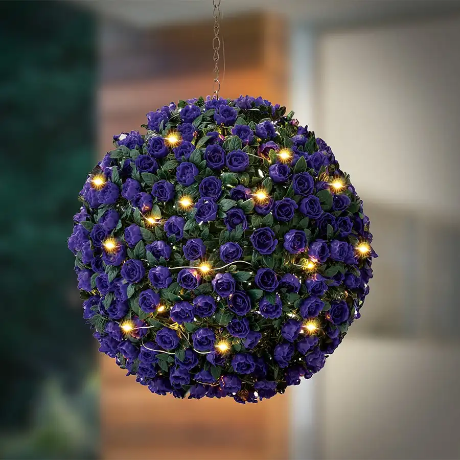 Violet Topiary Ball