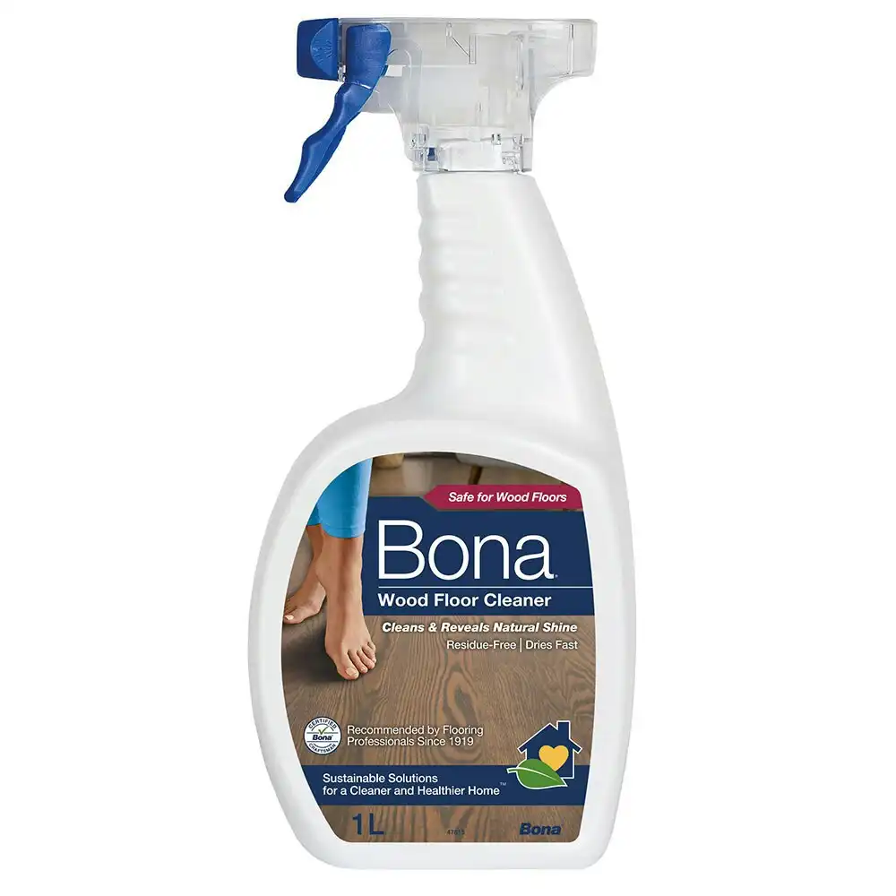 Bona 1L Wood Floor Cleaner Spray Maintenance/Cleaning for Wooden/Timber Surface