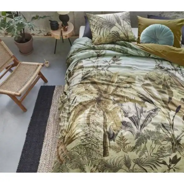 Broc Natural Riviera Maison Cotton Quilt Cover Sets by Bedding House