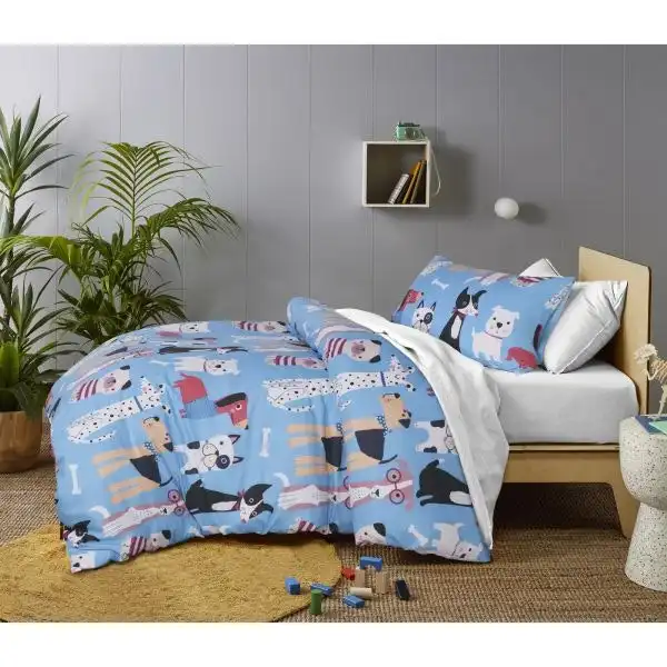Puppy Club Glow in the Dark Quilt Cover Sets by Happy Kids