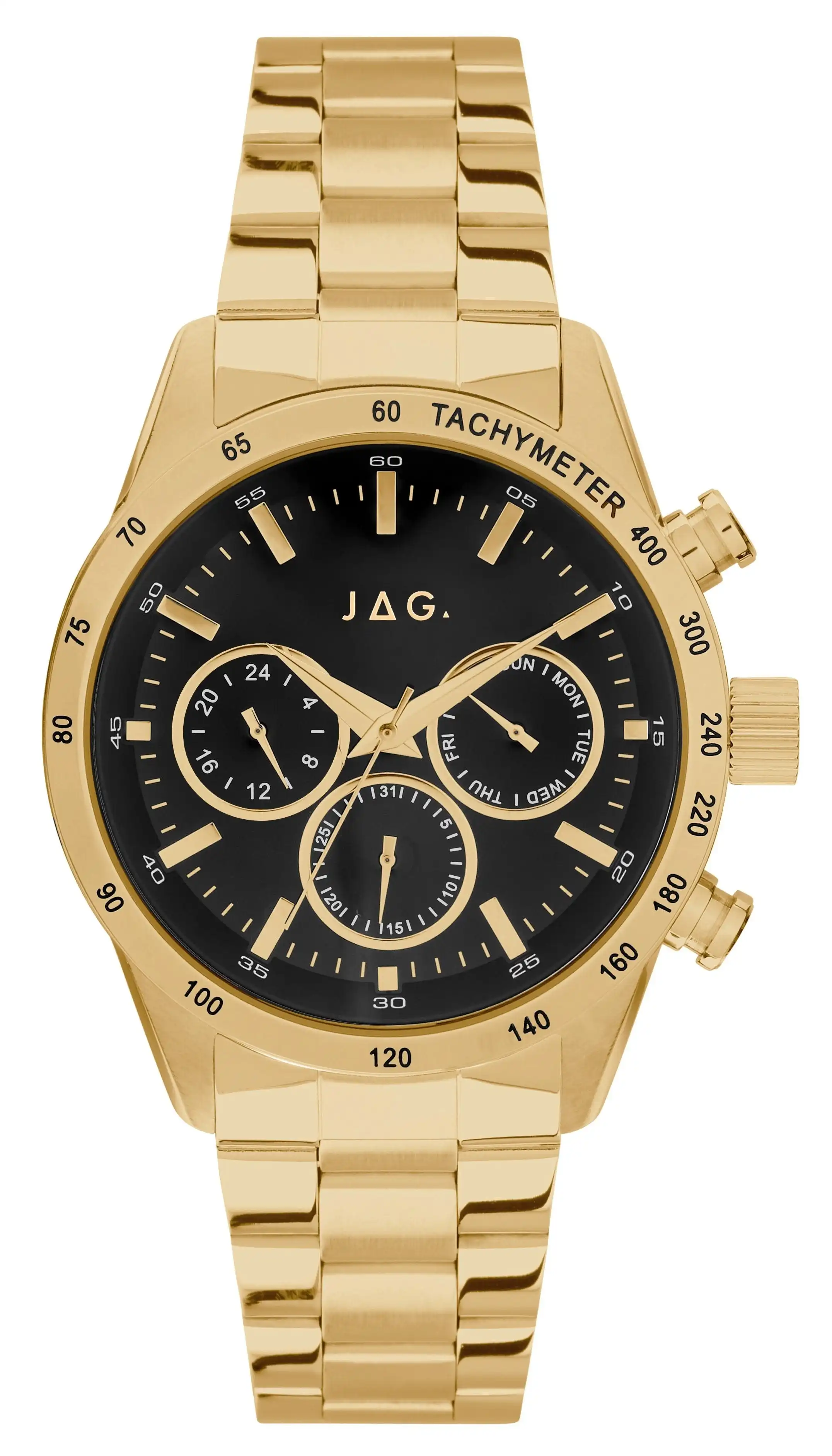 Jag Alain Gold and Black Men's Watch J2330A