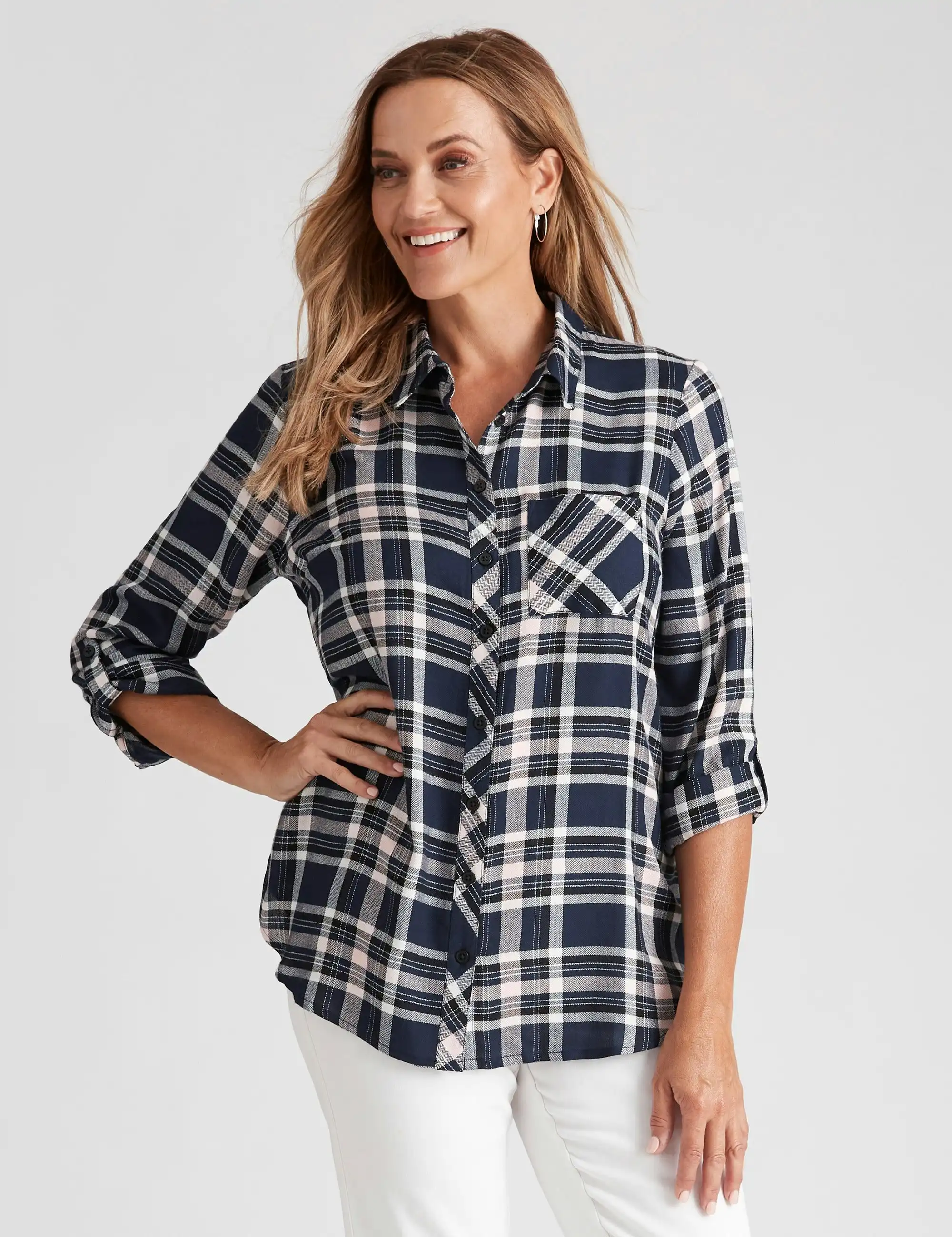 Millers Tured Twill Check Shirt