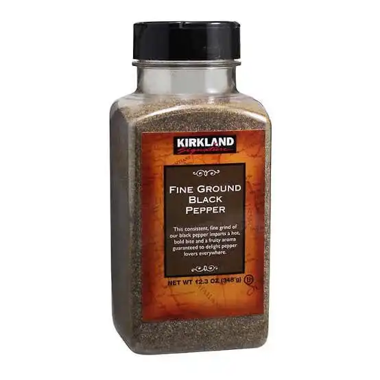 Kirkland Signature Fine Ground Black Pepper 348g x 2
