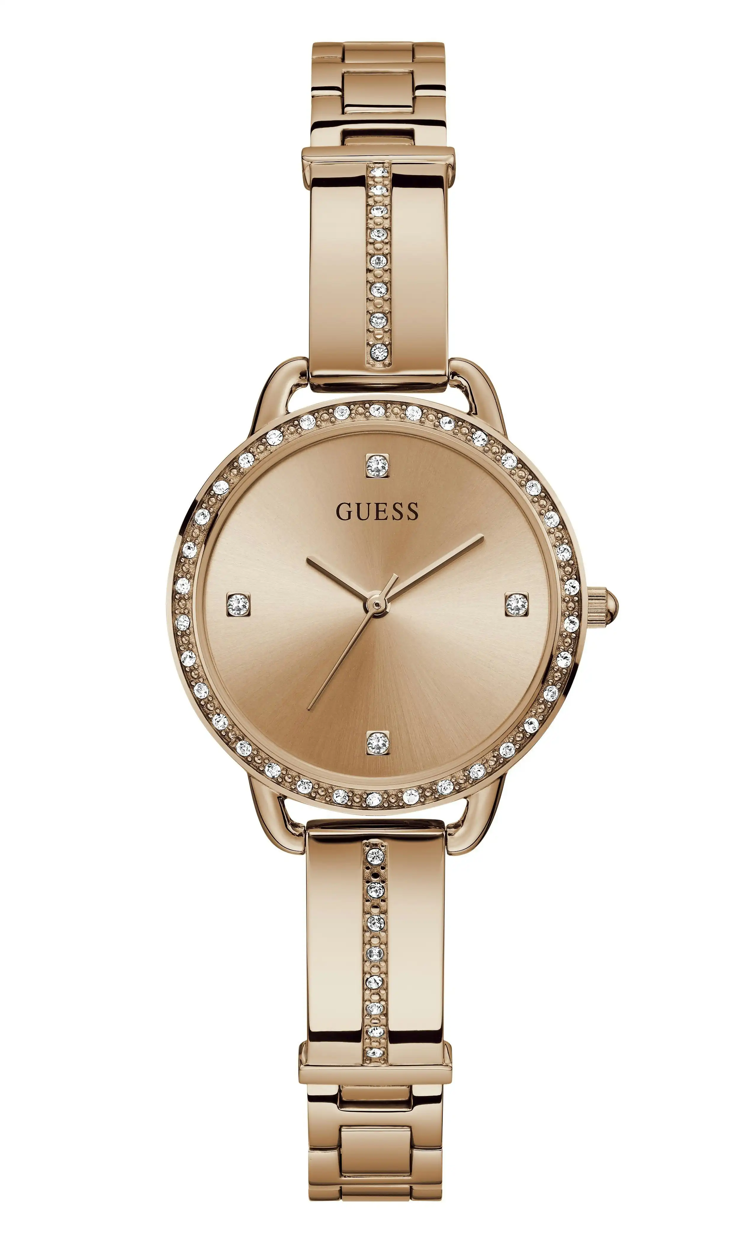 Guess Bellini Rose Gold Tone Stainless Steel Watch GW0022L3